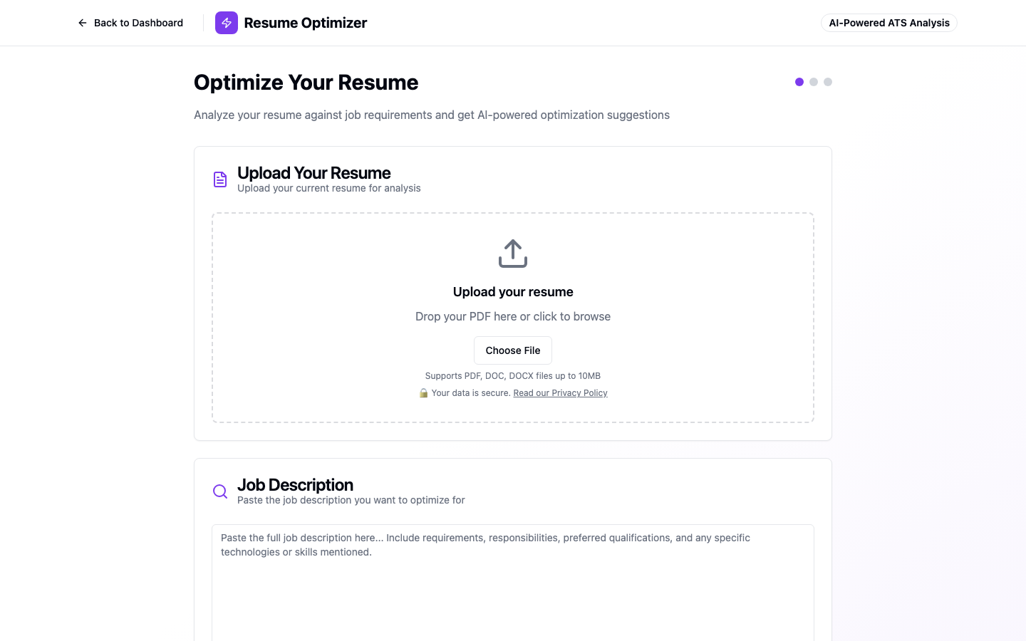 Resume Successfully Parsed and Displayed